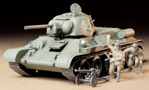 TAMIYA RUSSIAN T34/76 TANK 'CHTZ' VERsion - 1/35