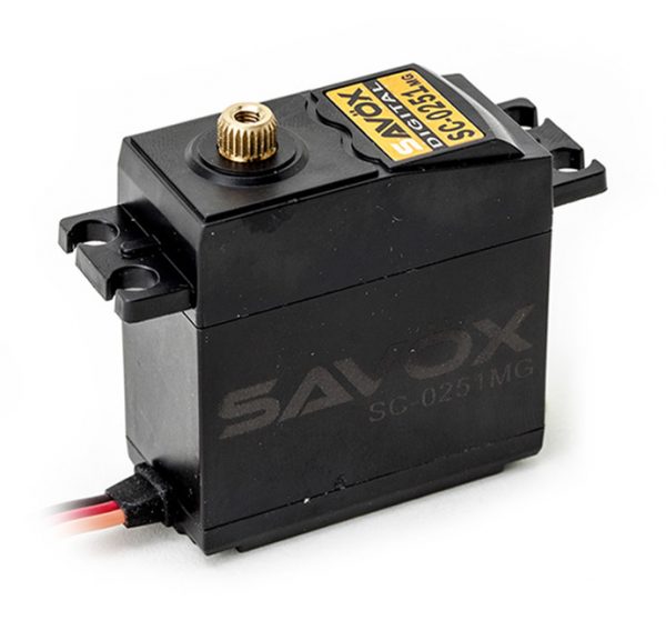 Savox SC-0251MG Servo 16Kg 0,18s Metalldrev - RC Eksperten