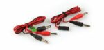 HITEC TX & RX CHARGER CORD WITH BANANA JACK 56375 + 57376