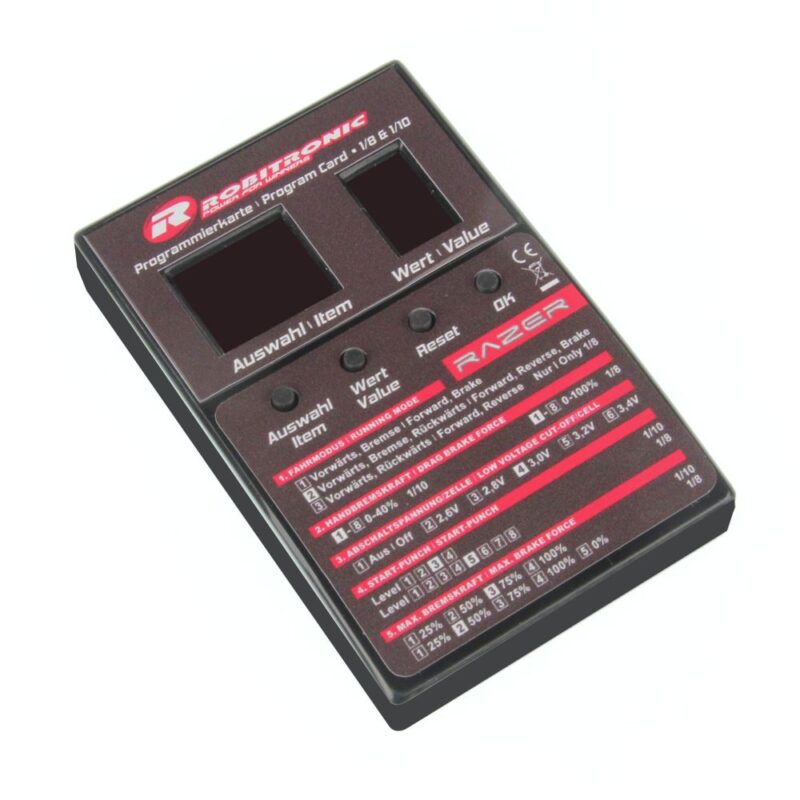 ROBOTRONINC LED PROGRAMMER CARD - RC Eksperten