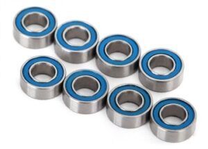Traxxas Ball bearings blue rubber sealed (4x8x3mm) 8 stk 7019R