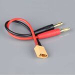 RADIENT CHARGE LEAD 4MM BULLET TO XT60 MALE 14AWG 150MM (ESC END)