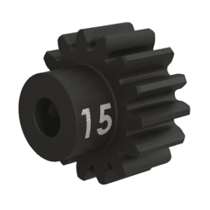 Traxxas Gear 15-T pinion (32-p) heavy duty (machined hardened steel)/ set screw 3945X