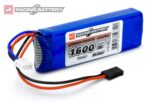 Vapex Receiver Battery Li-Fe 6.6V 1600mAh Flat