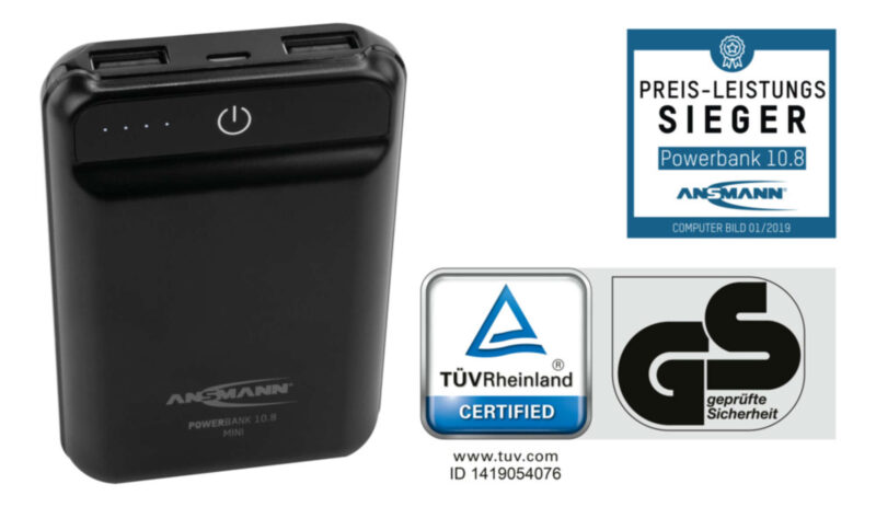 ANSMANN Powerbank 10.8 mini