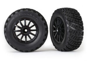 Traxxas Tires & Wheels BFGoodrich/Black Rally 1/10 TSM 2pk