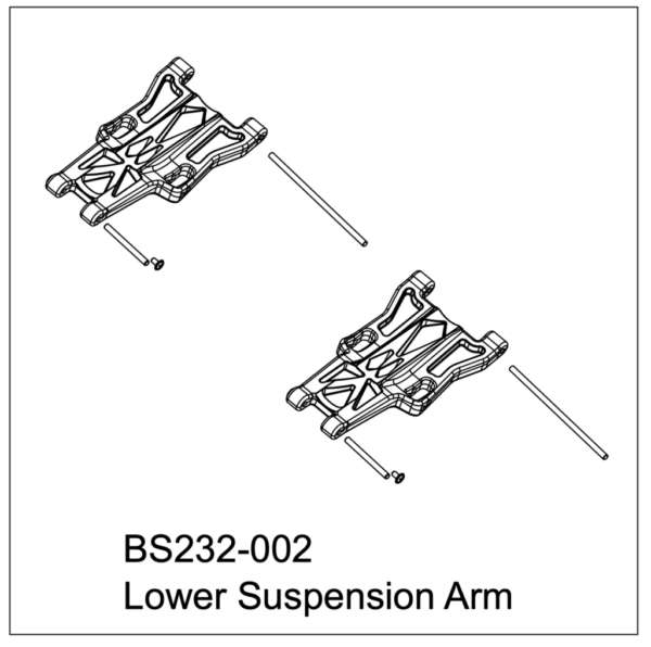 BSD Lower Suspension Arm 2 pk
