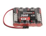 SUPERPAX BATTERY AA 6.0V 5-CELL 2000mAh NIMH, FLAT RX – JR