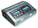 SkyRC Ultimate Duo D400 400W LiPo-lader med dobbeltkanals lading og integrert strømforsyning for RC-batteri.