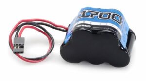Absima NiMH 6.0V 1700mAh mottakerbatteri JR plug