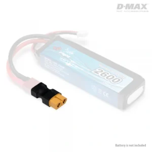 D-Max kontaktadapter T-Plug XT60 – adapter for RC-biler og RC-båter uten lodding