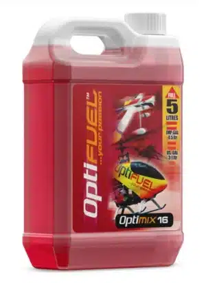 OptiFuel Optimix 16% Nitro Fuel 5L kanne for helikopter, fly og båter