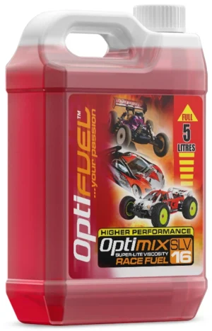 Optimix Race Fuel 16% Nitro 5L – RC drivstoff fra OptiFuel med Klotz syntetisk olje