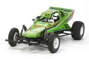 Tamiya Grasshopper II Candy Green Edition – 1:10 buggy med metallisk grønt karosseri og 2WD drift. Rc Eksperten
