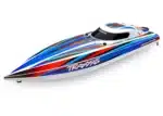 Traxxas Disruptor 4S RC-båt Blå med børsteløs motor og selvoppretting Rc Eksperten