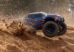 Traxxas X-Maxx 8S Blå TRX77096-4-BLUE RC Monstertruck i action