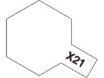 Tamiya X-21 Flat Base akrylmaling for plastbyggesett og modellbygging