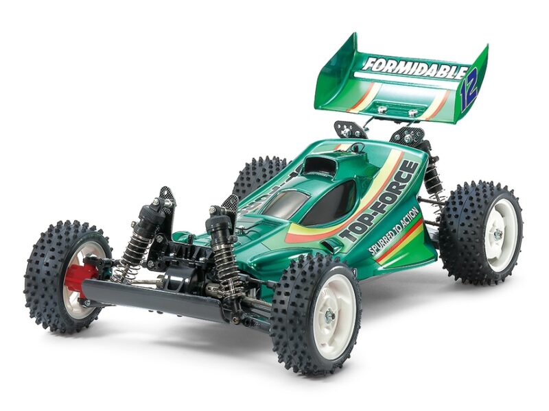 Tamiya Top Force (2017) – legendarisk 1/10 skala RC racing buggy byggesett (TA-02 chassis)
