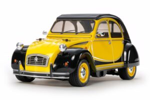Tamiya CITROEN 2CV CHARLESTON – detaljert 1/10 skala RC bil byggesett (M-05 chassis)
