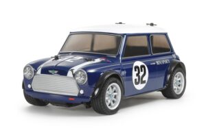 Tamiya Mini Cooper Racing – detaljert 1/10 skala RC bil byggesett (MB-01 chassis)