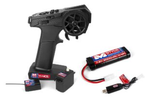M Style RC Set M-002 komplett 2.4GHz radiosett med servo batteri og lader
