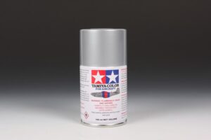Tamiya AS-12 Bare Metal Silver spraylakk for plastbyggesett