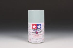 Tamiya AS-5 Light Blue spraylakk for plastbyggesett påføres direkte fra sprayboks