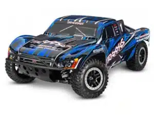 Kjøp Traxxas Slash 4x4 VXL Clipless RTR 1/10 med 3S brushless og TSM stabilitet. Ekstrem 4WD short course med EHD drivverk. Rask levering fra norsk butikk.
