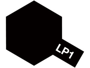 Tamiya LP-1 Black (Sort) – Lakkmaling 10ml til plastmodeller