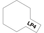 Tamiya LP-4 Flat White (Matt Hvit) – Lakkmaling 10ml til plastmodeller