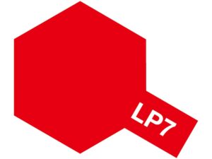Tamiya LP-7 Pure Red (Ren Rød) – Lakkmaling 10ml til plastmodeller