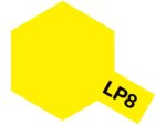 Tamiya LP-8 Pure Yellow (Ren Gul) – Lakkmaling 10ml til plastmodeller