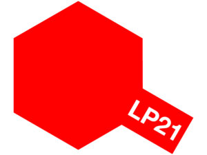 Tamiya LP-21 Italian Red (Italiensk Rød) – Lakkmaling 10ml til plastmodeller