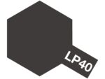 Tamiya LP-40 Metallic Black (Metallisk Sort) – Lakkmaling 10ml til plastmodeller