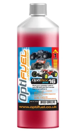 Optimix RTR Fuel 16% Nitro 1L – RC drivstoff fra OptiFuel med Klotz syntetisk olje
