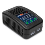 SkyRC e3-V2 LiPo Lader 2-3S 11W – tilkoblinger og kontakter