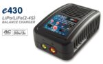 SkyRC e430 Lader LiPo/LiFe 2-4S 30W bilde 2 SkyRC e430 Lader LiPo/LiFe 2-4S 30W – tilkoblinger og kontakter