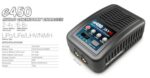 SkyRC e450 Lader LiPo/LiFe 2-4S 50W bilde 2 SkyRC e450 Lader LiPo/LiFe 2-4S 50W – tilkoblinger og kontakter