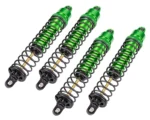 Traxxas X-Maxx Ultimate Green-X – grønne anodiserte aluminiumsstøtdempere